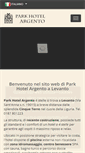 Mobile Screenshot of parkhotelargento.com